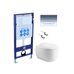 Set Aquatek Альтаир комплект рама INS-0000012, крепление KKI-0000002, унитаз AQ1980-00 и клавиша смыва KDI-0000016