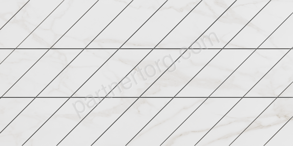 Supreme Corner Gold SM02 золото неполированный керамогранит 30х60см Estima Фальшмозаика левый