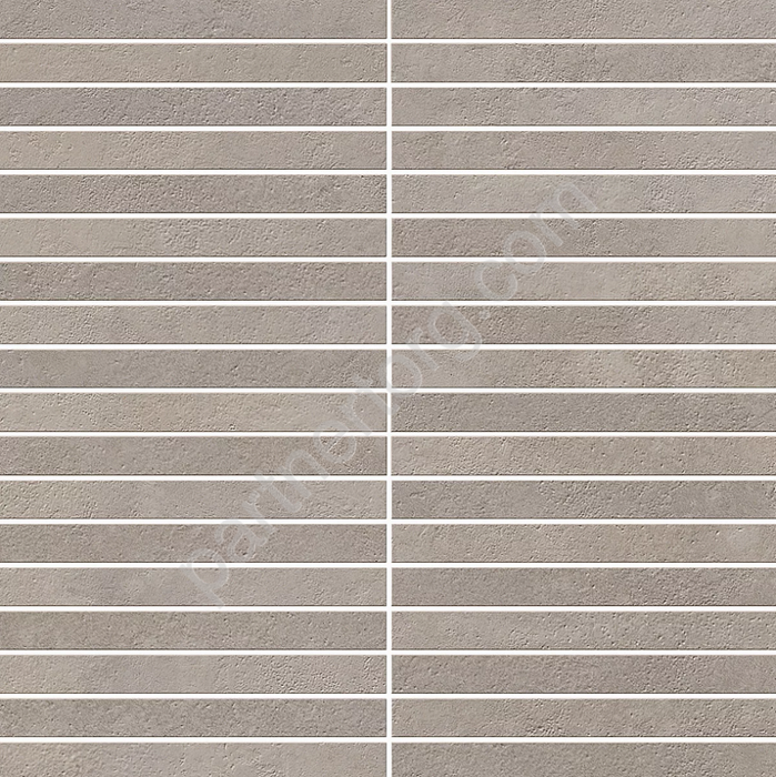 Millennium Iron Strip матовая мозаичная плитка серая Italon 30х30х7см