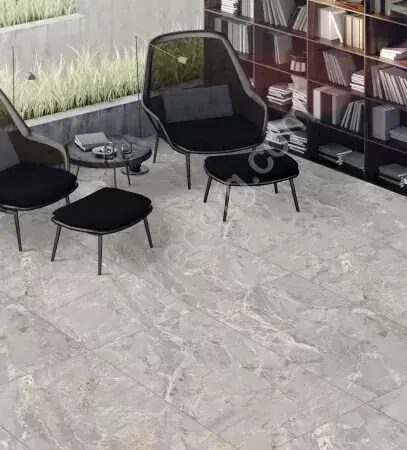 Omega серый керамогранит матовый карвинг 60x120см Global Tile