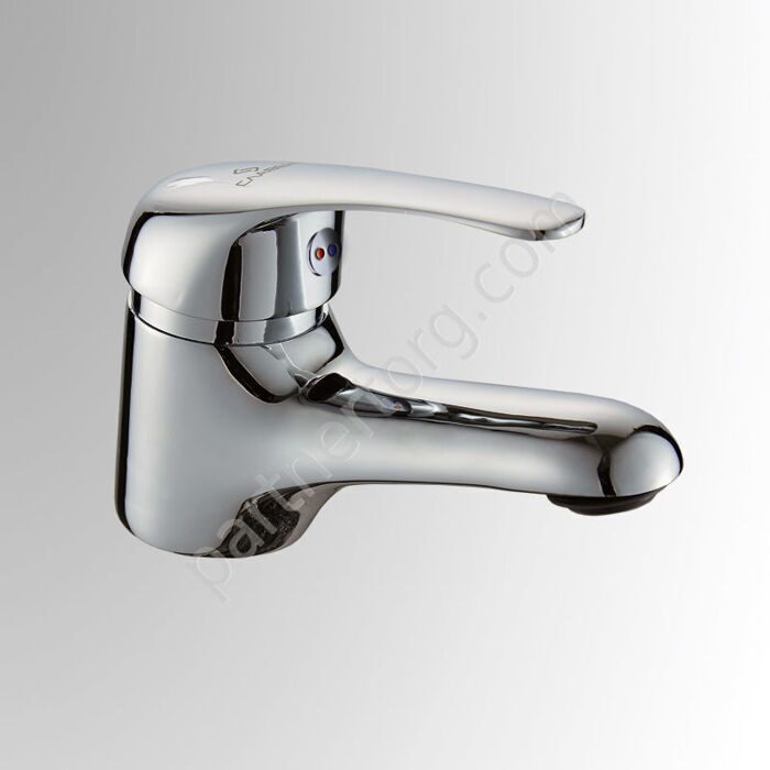 В 10 Смеситель для умывальника с литым изливом, одноручный Славен