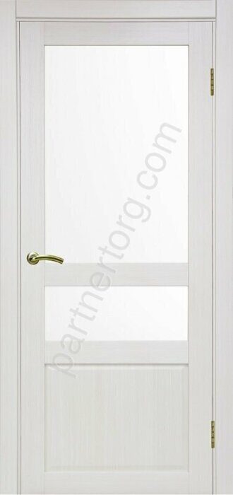 Тоскана 631.221ОФ3 межкомнатная дверь ясень перламутровый FL со стеклом мателюкс