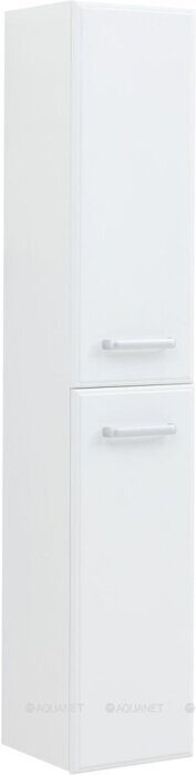 Лукка 30 шкаф-пенал белый для ванной комнаты Aquanet