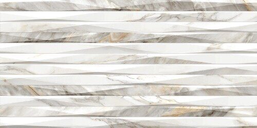 Euphoria настенная плитка серая матовая декофон 25х50см Alma Ceramica TWU2550EPH24