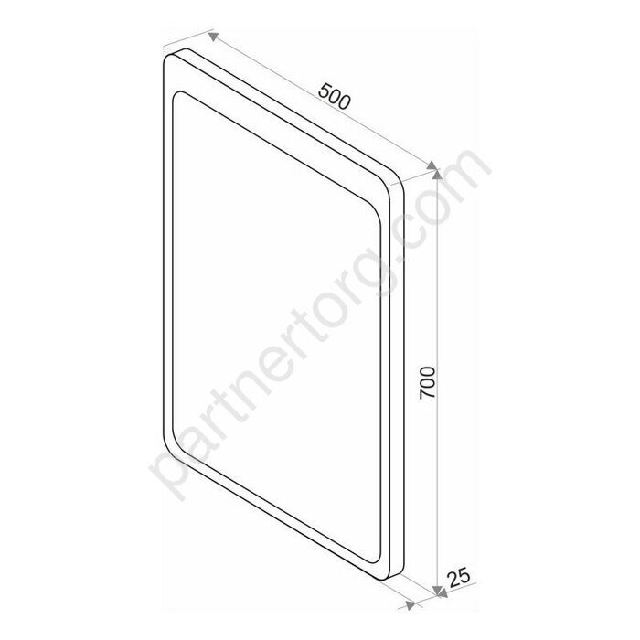 Kraft Led Зеркало 500х700