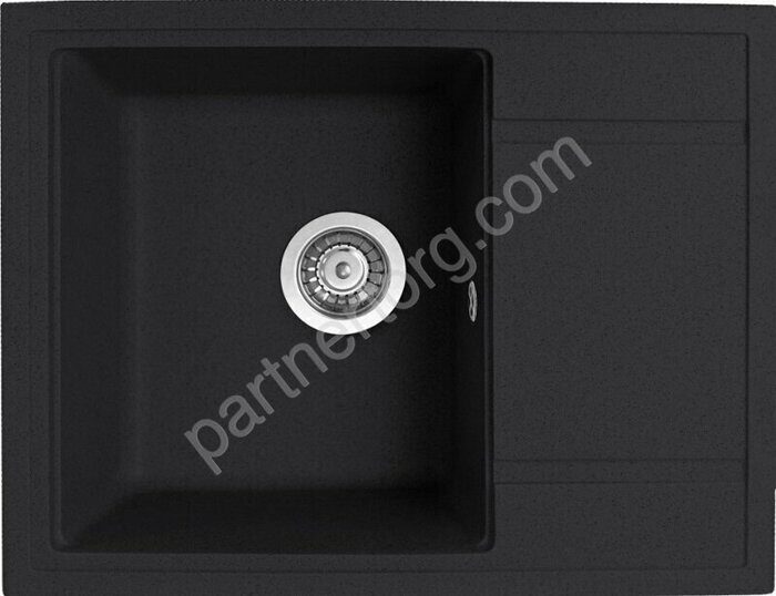 Fostogran FG 64-50, 630х500 кварцевая кухонная мойка, цвет антрацит