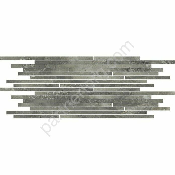 Charme Deluxe Floor Project глянцевая декоративная вставка серая Italon 26x75см
