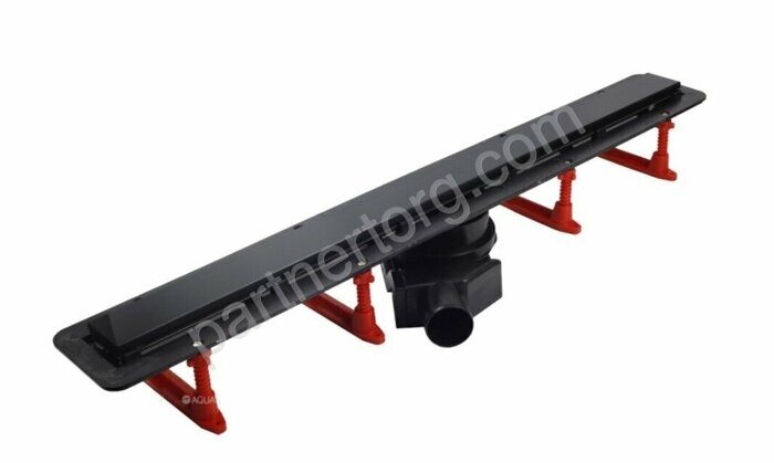 Pestan Confluo Frameless Line 13701322 душевой лоток, трап 850мм черный