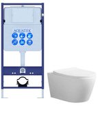 Set Aquatek Аура комплект рама INS-0000012 и унитаз AQ1805T-00