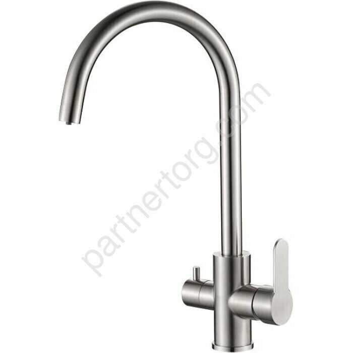 HB76801 Haiba смеситель для кухни высокий хром, с фильтром для воды