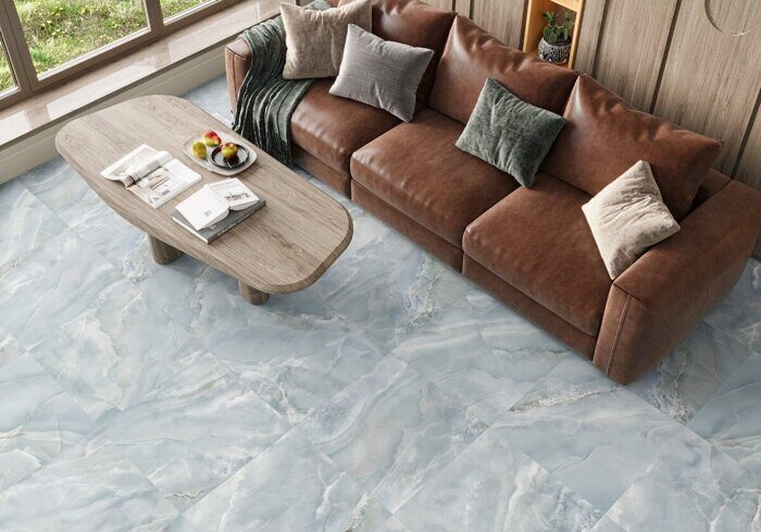 Onyx Breez Artkera керамогранит голубой матовый 60х60см