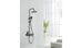 Tropic LM7012BL, душевая система с тропическим душем, поворотный излив, черный Lemark