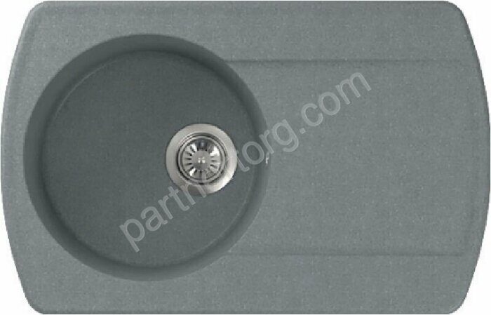 Fostogran FG 77-50, 770x495 кварцевая кухонная мойка, цвет искристый серый