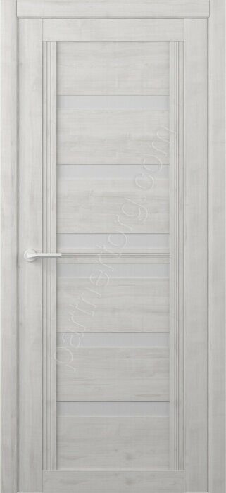 Миссури West дверь межкомнатная Soft Touch жемчужный стекло мателюкс