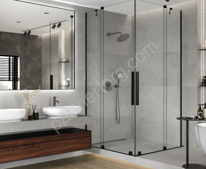 Techno Gris серый матовый карвинг керамогранит 59,5x119,1см Laparet SG50001920R