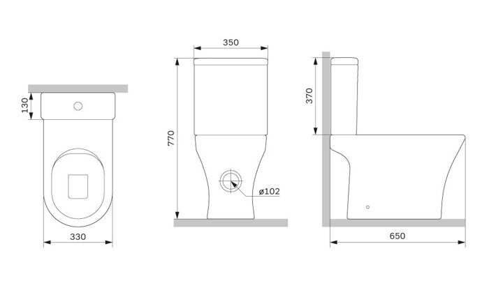 Sense C748600SC унитаз напольный безободковый AM.PM с сидением