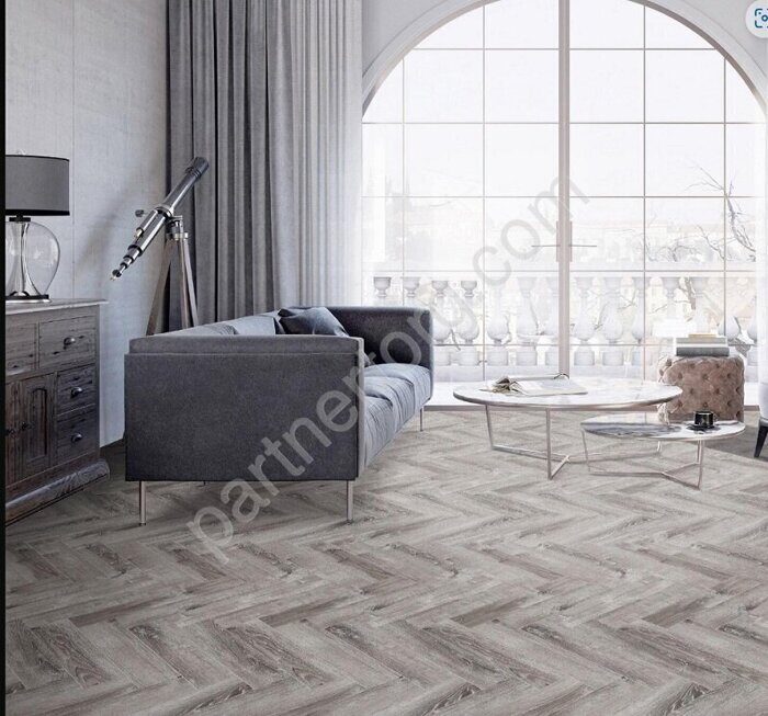CronaFloor Herringbone Дуб Тулон H009 SPC замковая кварцвиниловая плитка, 4,5 мм