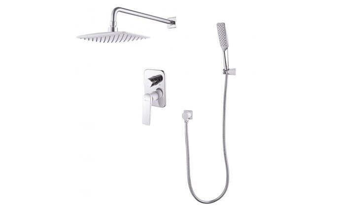 Allegro LM5929CW душевая система скрытого монтажа с тропическим душем без излива, хром Lemark