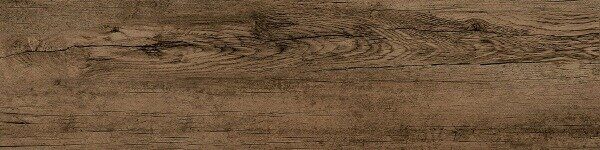 Chalet Brown New Trend керамогранит  темно-коричневый матовый 15х60см