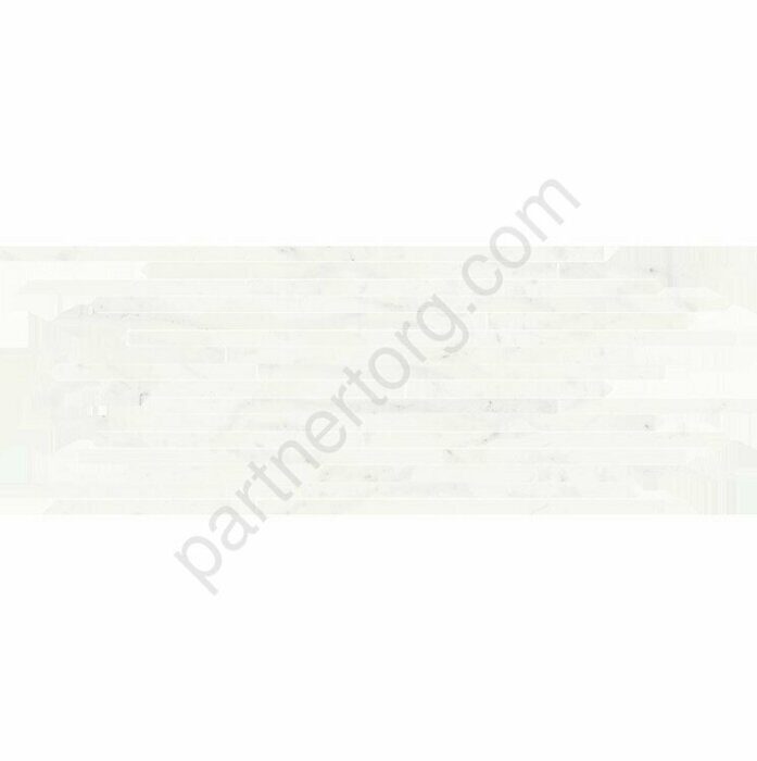 Charme Deluxe Floor Project глянцевая декоративная вставка белая Italon 26x75см