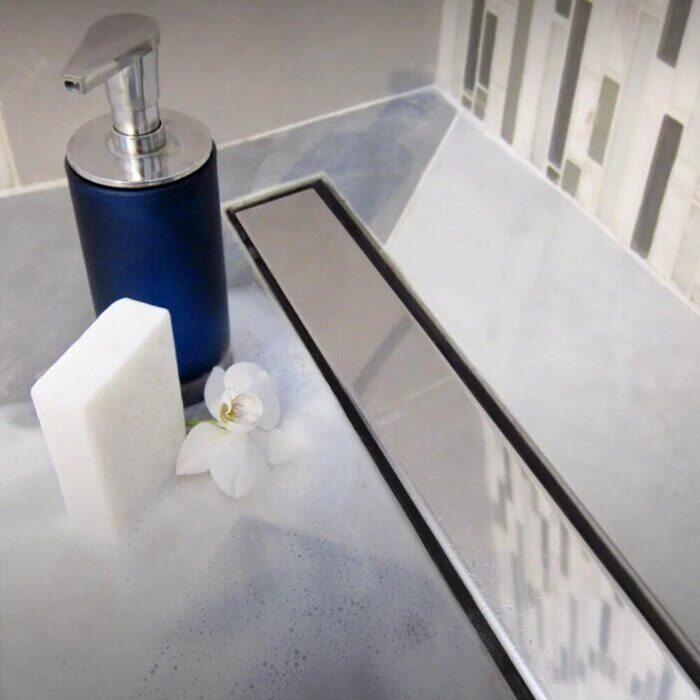 Veconi V650K душевой трап, 650 мм, хром, покрытие глянцевое