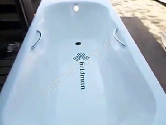 Donni Goldman 180х80х45 ванна чугун с ручками и ножками