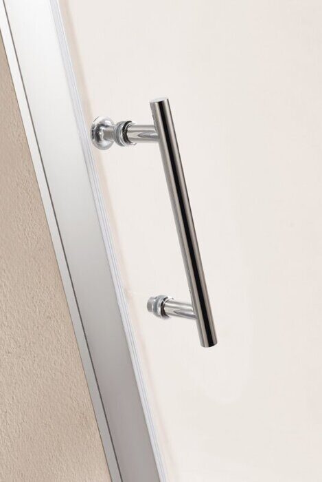 Cezares ECO-O-A-2-80-C-Cr душевой уголок 80х80х190 см, дверь раздвижная, стекло прозрачное, профиль хром