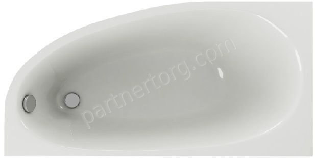 Дива ванна акриловая асимметричная Aquatek 150х90 см