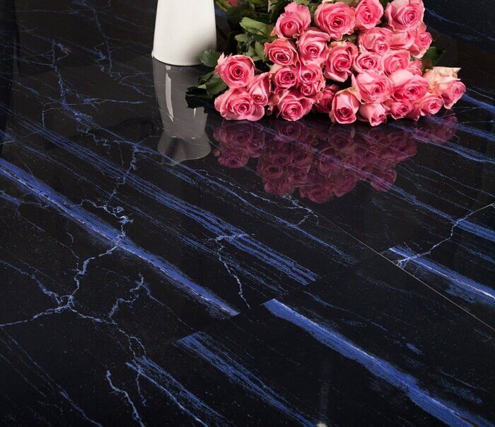 Hazel Cobalto High Gloss Staro керамогранит синий полированный зеркальный 60х120 см