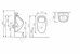 C707006WH Spirit V2.0 писсуар, внешний подвод воды