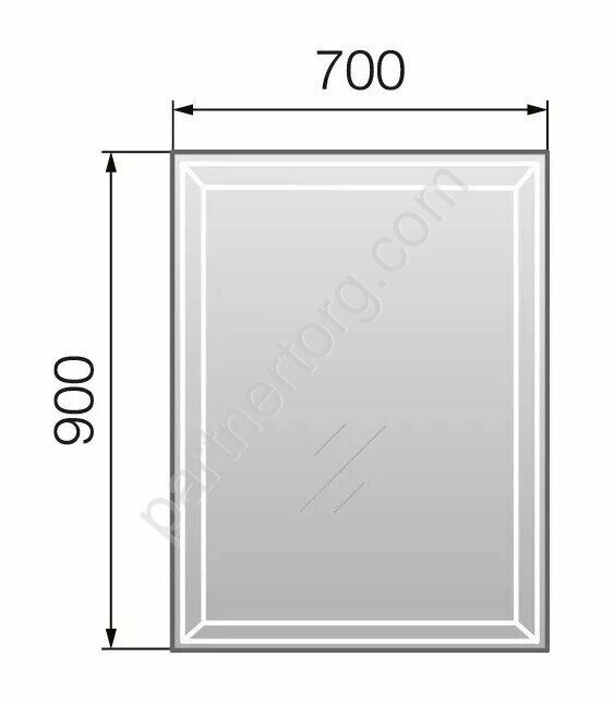 Classic 2 70 зеркало с подсветкой