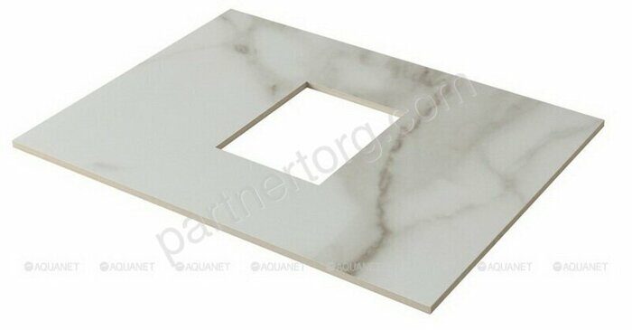 Nova Lite 60 AB01 мрамор столешница на тумбу Aquanet