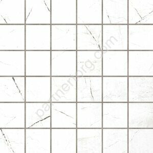 Vision White VS01 белый неполированный керамогранит 30х30см Estima Мозаика