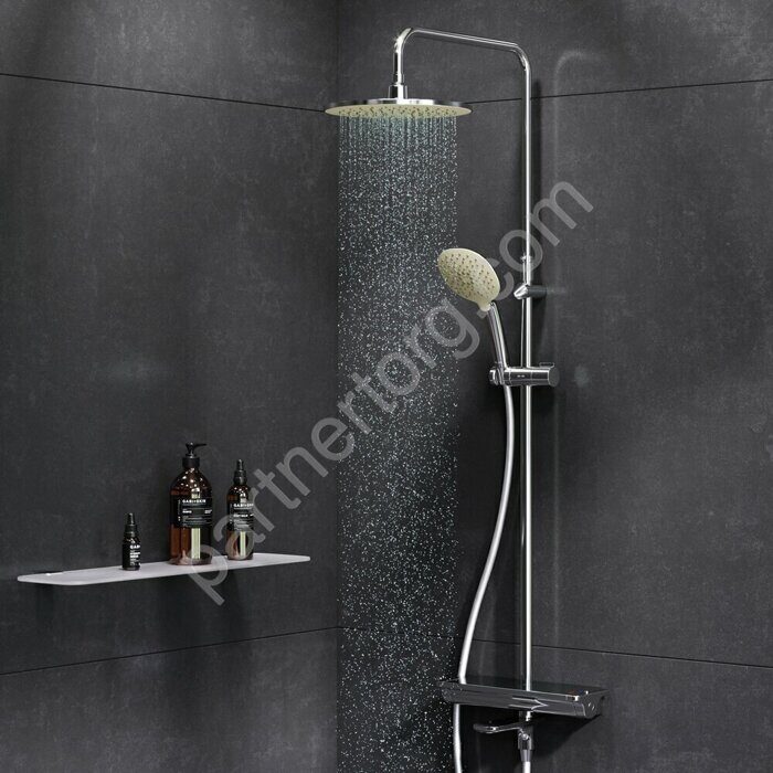 Душ.система, набор: смеситель д/ванны/душа с термостатом, верхн. душ d 250 мм, F0770A500 Spirit V2.0