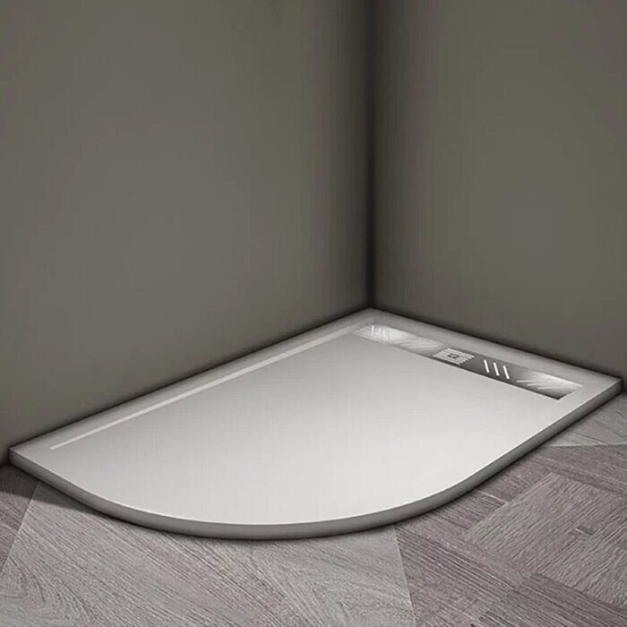 Veconi TZ06R-12090A-01-19C3 душевой поддон асимметричный 120х3 см, искусственный камень