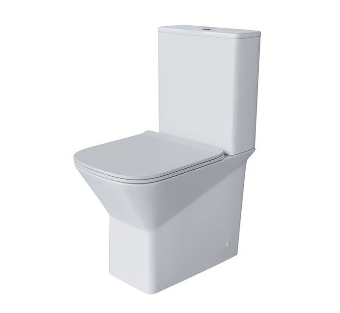 Grossman GR-4471S напольный безободковый унитаз белый с сидением