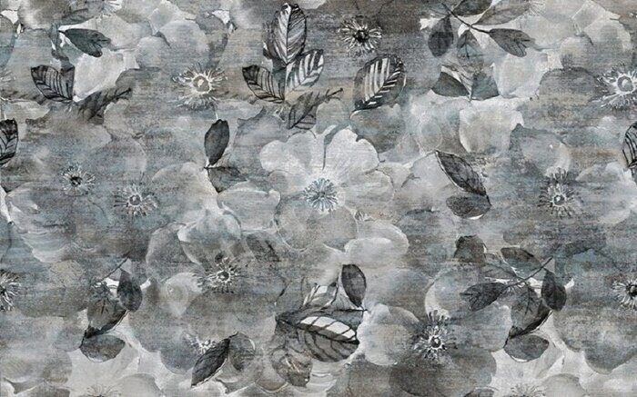 Lauretta black panno 01 600х900 панно матовое из 2 плиток керамическое Graica Ceramica