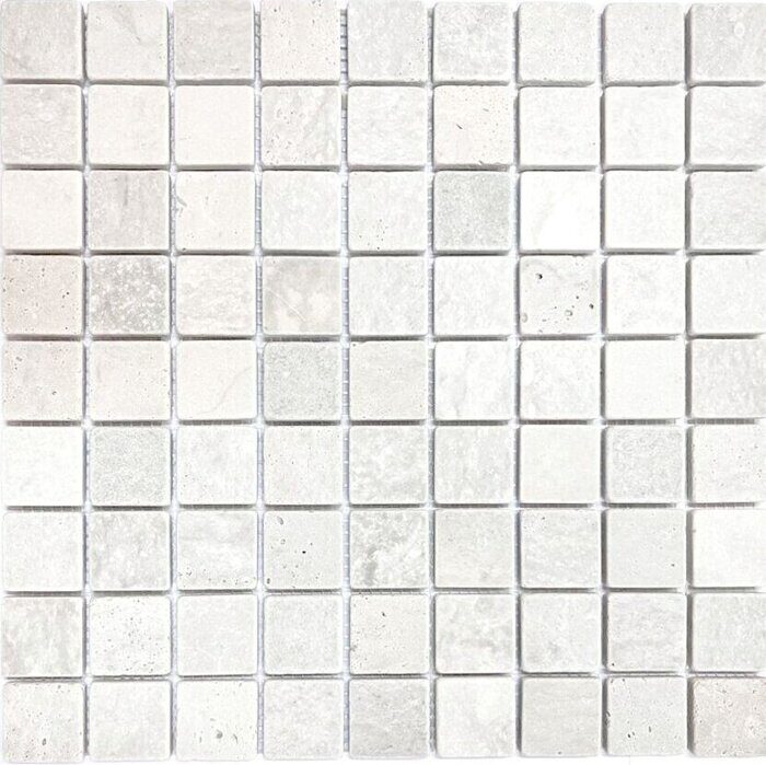 Travertine Gray Tum 30х30 серая Orro Mosaic каменная мозаика