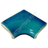 Голубая керамическая вставка Porcelain series TD05