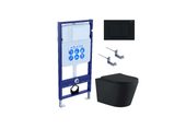 Set Aquatek Вега комплект рама INS-0000012, унитаз AQ1905-MB, крепеж KKI-0000002 и клавиша смыва KDI-0000012