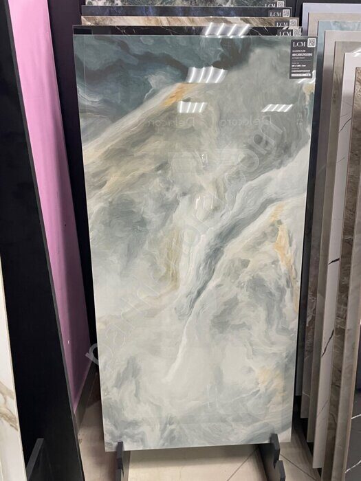 Illusion Flow LCM керамогранит бирюзовый суперполированный 120х60см