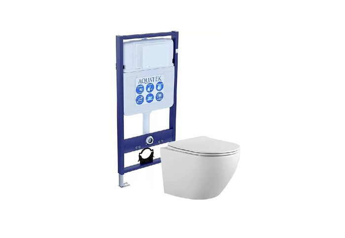 Set Aquatek Европа комплект рама INS-0000012 и унитаз AQ1901-00