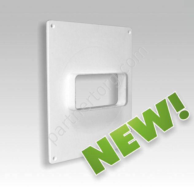 Площадка торцевая горизонтальная для плоских каналов ПТГ, 120х60 мм