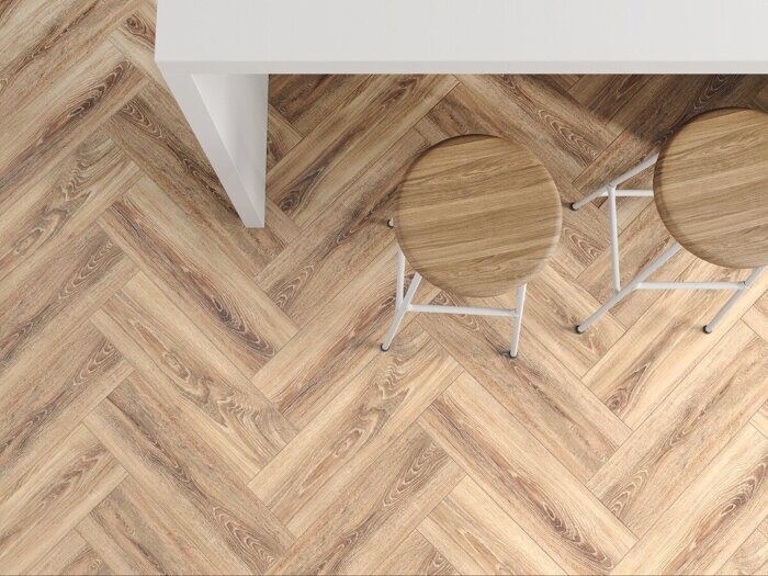 Yasmin YA4М112 керамогранит коричневый матовый рельеф 18х60см Cersanit