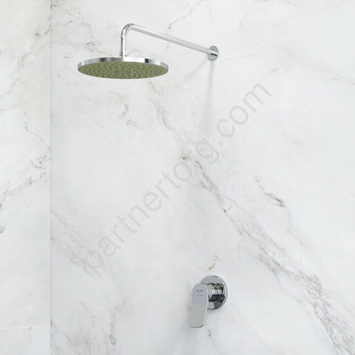 X-Joy, набор: см-ль д/душа, верхний душ 250 мм, держатель д/верхн.душа, хром FB85A2R010