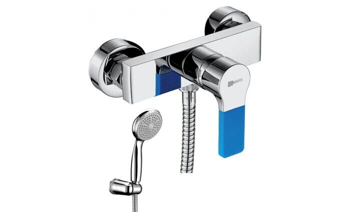 Aura LM0603C, смеситель для ванны и душа, с однофункциональной лейкой, хром Lemark