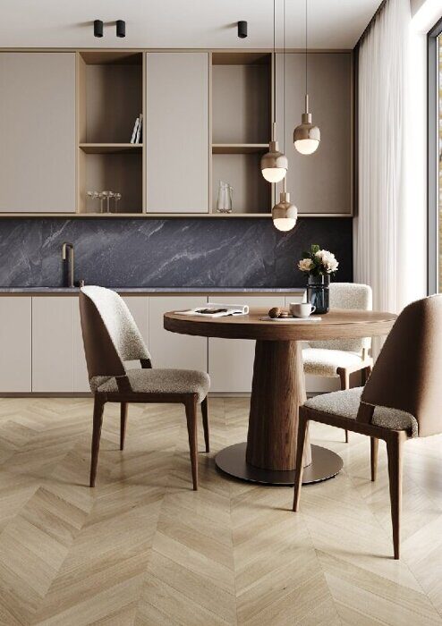 Дуб Лимба 99-405 Quartz Parquet Французская елка Fargo клеевой кварцевый паркет