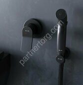 X-Joy смеситель с гигиеническим душем встраиваемый черный AM.PM F40H85A22