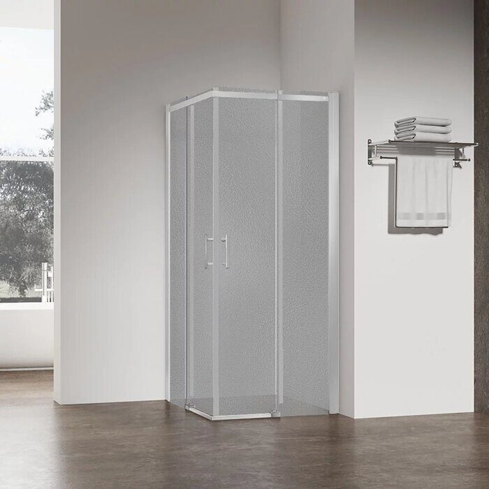 Veconi RV50LCH-12090-02-C8 душевой угол, 120х90x195 см, дверь раздвижная, профиль хром