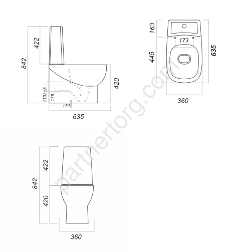 Infinity Sanita Luxe Mono унитаз безободковый с сидением с микролифтом